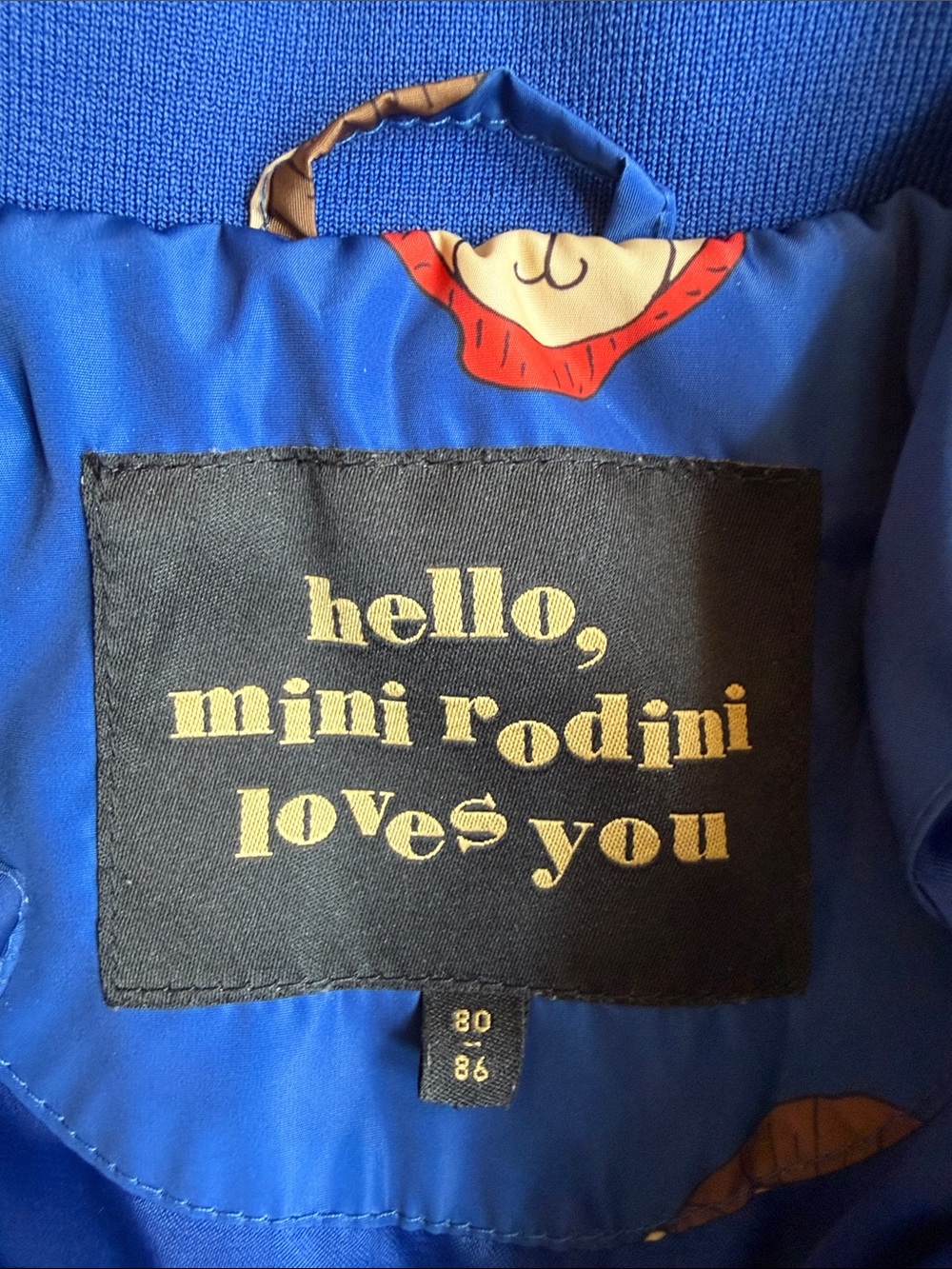 MINI RODINI MONKEY BASEBALL JACKET - Picture 3 of 5